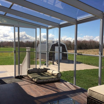 Solarium Optimum Sunroom outside of Pictou