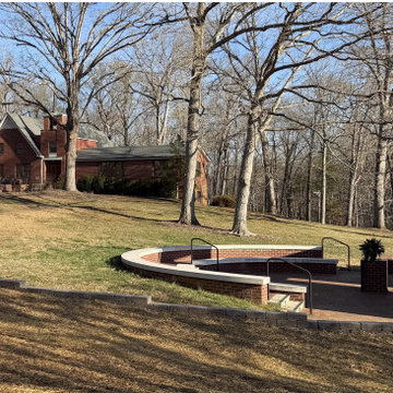 Retaining Wall and Brick Ash Garden Completed at New Hope Presbyterian Church