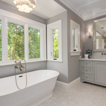 Spa style master bath