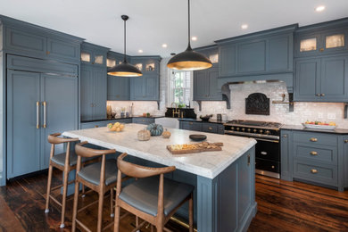 Traditional kitchen in Boston.