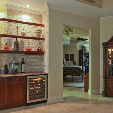 Whole House Remodel in Gulf Harbour, Fort Myers, FL - Wet Bar