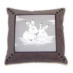 Collection Mes amis lapins - "A deux c'est mieux" - Decorative Pillows