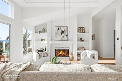 Laguna Beach Great Room – Soft Neutrals + Natural Elements