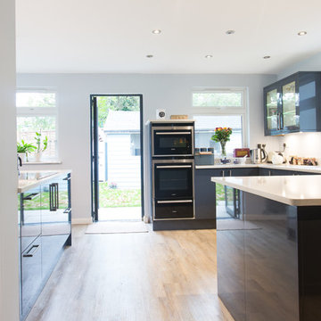 Double storey rear extension in Addlestone