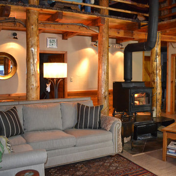 Craftsman Style Log Home