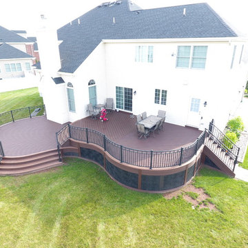 Sharp curved custom deck