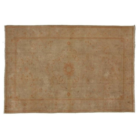 Antique Turkish Oushak Rug, 06'06 X 09'08