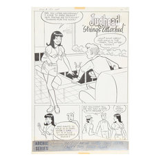 Samm "Jughead" Schwartz, Jughead "Strings Attached" #197 pg 1, Ink Drawing