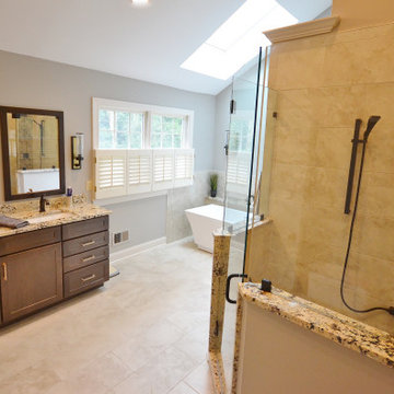 Beautiful Master Bathroom Remodel, West Chester PA, Designed by Steve Vickers