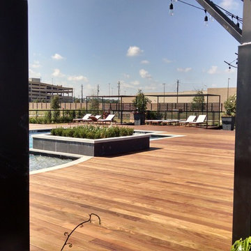 Cumaru Wood Decking - Pool Deck in Houston TX