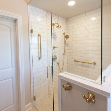 Lenexa, Kansas Primary Bathroom Remodel with Zero-Entry Shower