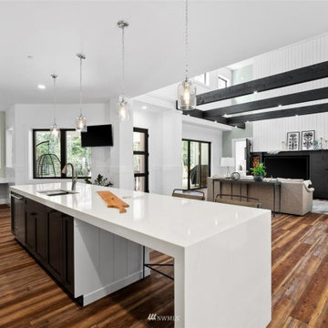 Gourmet Kitchen with Oversized Island