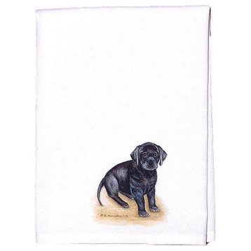 Betsy Drake Black Lab Puppy Towel