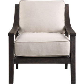 Lyle Beige Accent Chair, Natural