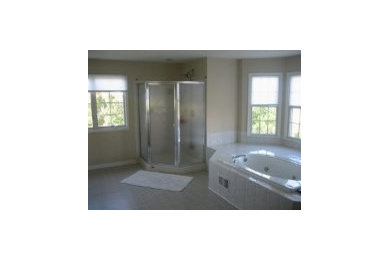 Before - Custom steamshower and claw whirlpool tub