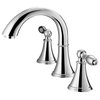 Florence Two-Handle 8-Inch Widespread Bathroom Faucet Polished Chrome