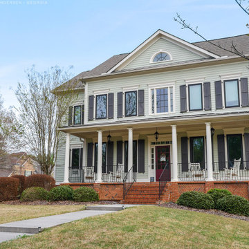 New Windows in Beautiful House - Renewal by Andersen Georgia