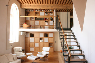 Inspiration for an eclectic living room remodel in Lyon
