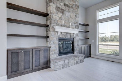 Inspiration for a contemporary family room remodel in Boise
