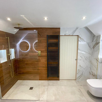 Wooden Style Luxury Bathroom Design