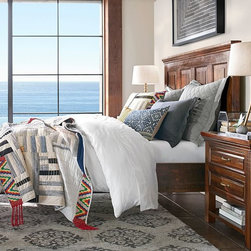 BOWRY RECLAIMED WOOD BEDSIDE TABLE - Nightstands And Bedside Tables