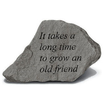 "It Takes A Long Time To" Memorial Garden Stone