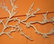 Extra Large 51" Tree Branch Metal Wall Art, Cream White Cottage Distressed