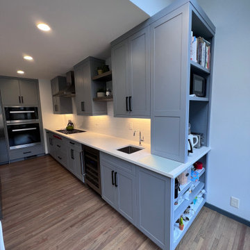 Gray Kitchen Design Sherman, CT