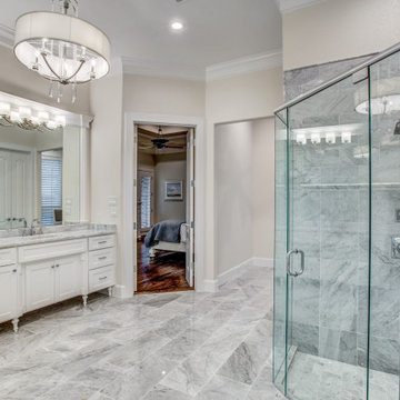 Marbled Master Bath