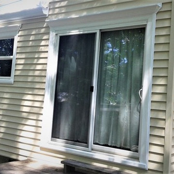 Marvin Infinity Double Hung and Sliding Patio Door with Insulated Vinyl Siding