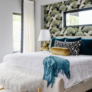 Colorful and Whimsical Master Bedroom
