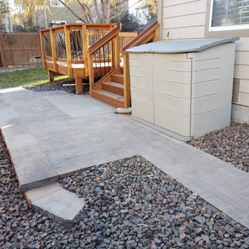 Side Yard Paver Path and Patio
