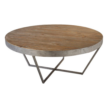 INDUSTRIAL RECLAIMED WOOD COFFEE TABLE