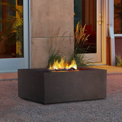 Real Flame Baltic Square Propane Fire Table Real Flame Baltic Square Propane Fir - Fire Pits