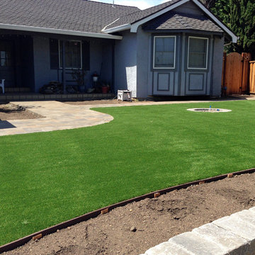 Global Syn-Turf artificial grass installation in San Jose, CA