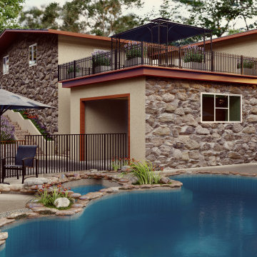 Exterior Design - Los Gatos Mountains