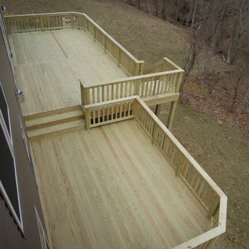 Treated Lumber 2-Tier Decks, Milford Ohio are