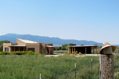 Eclectic exterior home photo in Albuquerque