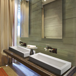 MTI Metro Double Lavatory Sink, MTCS-701 - Bathroom Sinks