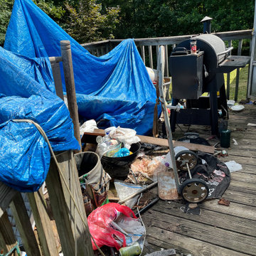 Landscaping , yard clean up trash and debris