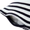 Grover Modern Black and White Knit Cushion Cover, 18"x18"