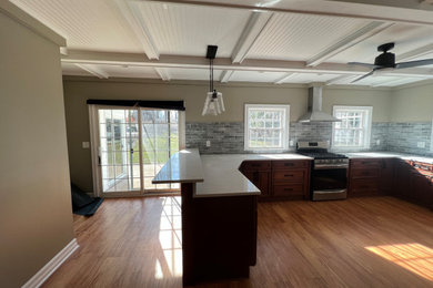 Inspiration for a craftsman kitchen remodel in New York