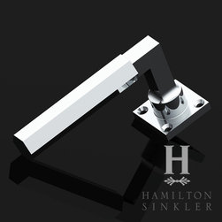 DOOR LEVER WITH ROSETTE - Door Hardware