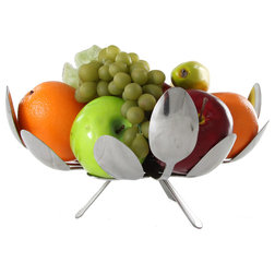 Eclectic Fruit Bowls And Baskets by Forked Up Art, LLC