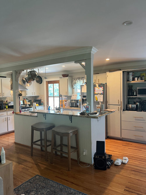 Ranch home island help