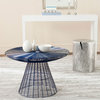Gina Wire Coffee Table, Blue