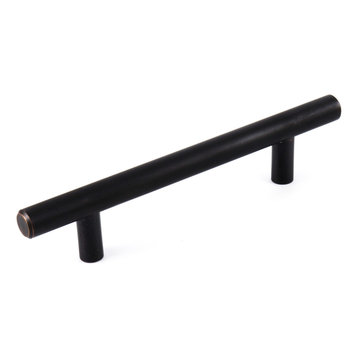 Celeste Bar Pull Cabinet Handle Oil-Rubbed Bronze Solid Steel, 3.75"x6"