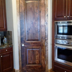 Interior Wood Door: KA230 - Knotty Alder 2 panel Arched Door (1-3/4") by ETO Doo - Products