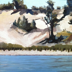 Lake Michigan Dune with Trees - Artwork