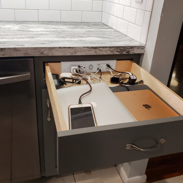 Kitchen In-Drawer Charging Outlet